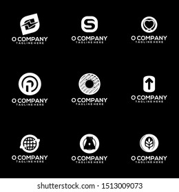 Abstract Letter O Logo Template Vector. Alphabet Logo Concept