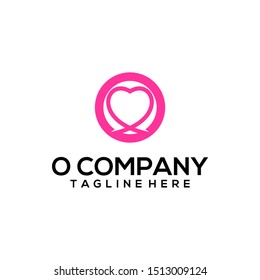 Abstract Letter O Logo Template Vector. Alphabet Logo Concept