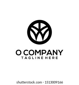 Abstract Letter O Logo Template Vector. Alphabet Logo Concept