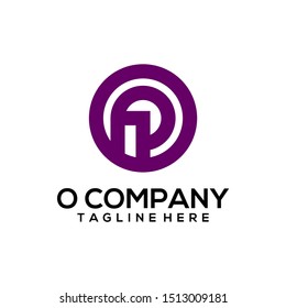 Abstract Letter O Logo Template Vector. Alphabet Logo Concept