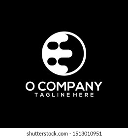 Abstract Letter O Logo Template Vector. Alphabet Logo Concept