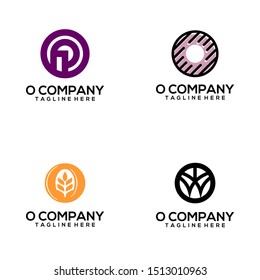 Abstract Letter O Logo Template Vector. Alphabet Logo Concept