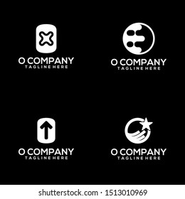 Abstract Letter O Logo Template Vector. Alphabet Logo Concept