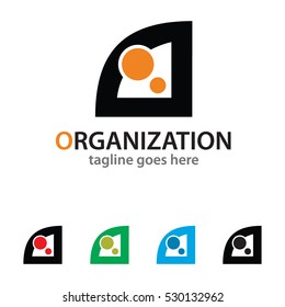 Abstract Letter O Logo Template Design Vector