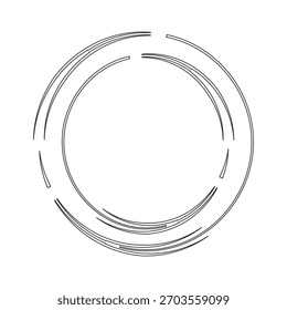 Abstract Letter O Logo Vector. Geometric Monogram Line Art Initial Icon for Modern Tech, Digital Business, or Start-up Branding