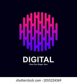 Abstract letter O modern vector logo design font. Suitable for typography technology electronic, geometric technology font and modern futuristic design 
