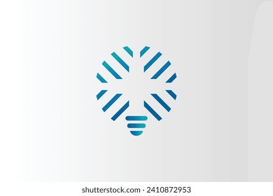 Abstract letter O tech logo vector icon illustration.
