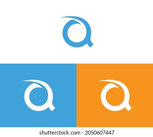 Abstract letter Oa logo design. Creative and Premium Minimal emblem design template