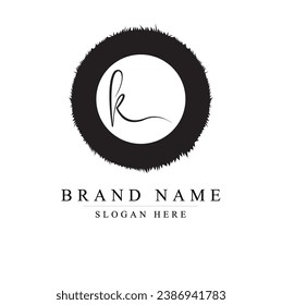 Abstract letter OK logo. This logo icon incorporate with abstract shape in the creative way. It look like letter OK. It will be suitable for Which company name start OK.