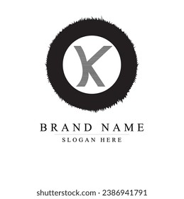 Abstract letter OK logo. This logo icon incorporate with abstract shape in the creative way. It look like letter OK. It will be suitable for Which company name start KO.