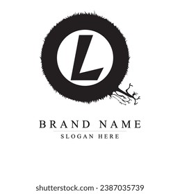 Abstract letter OL logo. This logo icon incorporate with abstract shape in the creative way. It look like letter OL. It will be suitable for Which company name start OL.