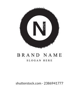 Abstract letter ON logo. This logo icon incorporate with abstract shape in the creative way. It look like letter ON. It will be suitable for Which company name start ON.