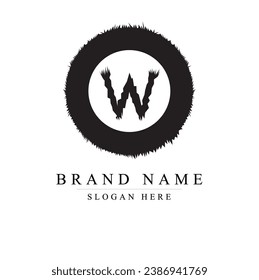 Abstract letter OW logo. This logo icon incorporate with abstract shape in the creative way. It look like letter OW. It will be suitable for Which company name start OW.
