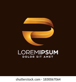Abstract Letter P Logo Design Template
