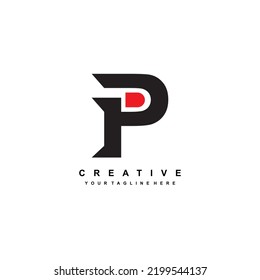 Abstract Letter P Logo. Letter P Logo Template Design. Letter P Icon. Suitable For Company Logos, Business Logos, Sports Logos, Technology, Product Marketing, Etc.