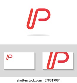 Abstract Letter P Logo Template. Letter P Business Logo. P Icon