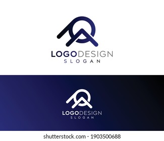 Abstrakter Buchstabe PA-Logo-AP-Vektor-Logo-Design