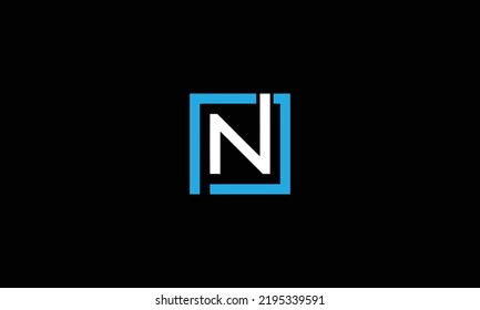 Abstrakter Brief PN Logo. Dieses Logo-Symbol ist mit abstrakter Form in kreativer Weise integriert.