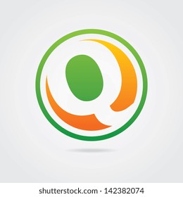 Abstract Letter Q Icon