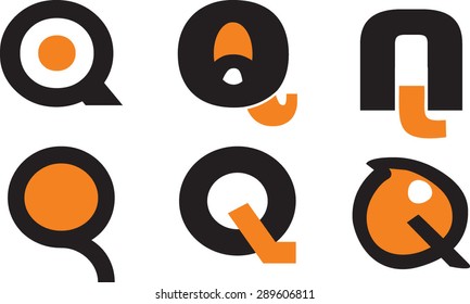 Abstract letter Q icon