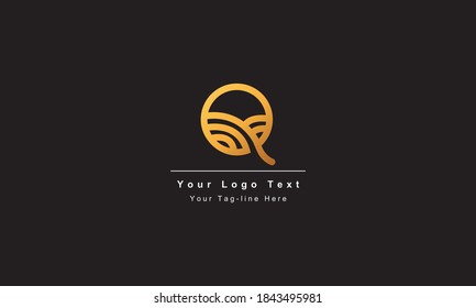 Abstract letter Q logo design. Creative,Premium Minimal emblem design template. Graphic Alphabet Symbol for Corporate
Business Identity. Initial QQ vector element