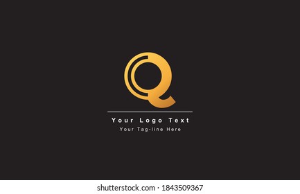 Abstract letter Q logo design. Creative,Premium Minimal emblem design template. Graphic Alphabet Symbol for Corporate
Business Identity. Initial Q vector element