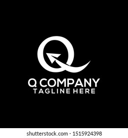 Abstract Letter Q Logo Template Vector. Alphabet Logo Concept