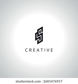 Abstract Letter QS SQ Monogram Logo Template With Vector Eps.