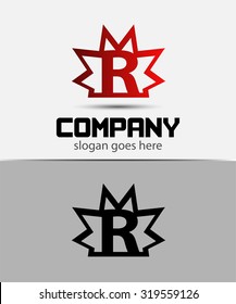 Abstract Letter R logo

