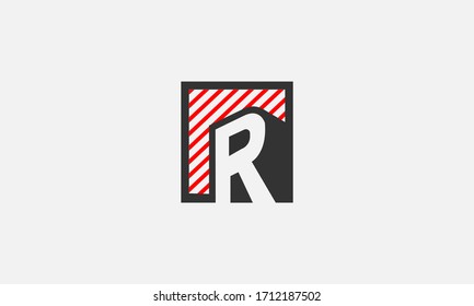 Abstract letter R logo design. Creative,Premium Minimal emblem design template. Graphic Alphabet Symbol for Corporate
Business Identity. Initial RR vector element