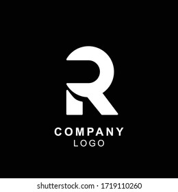 Abstract Letter R Logo Design Stock Vector (Royalty Free) 1719109867