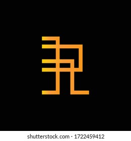 diseño de letra o logotipo abstracto