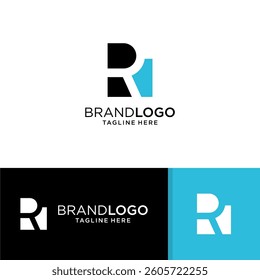 Abstract Letter R logo design inspiration	