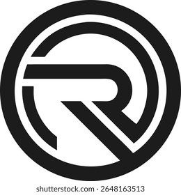 Abstract letter r logo design in a circle shape for branding and identity - Powered by Shutterstock - Get 15% off with code: PIKWIZARD15