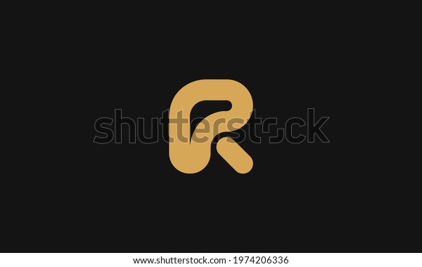 Abstract Letter R Logo Design Creativepremium Stock Vector Royalty