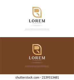 Abstract Letter R Logo,  isolated on white background ,usable for branding and business logos, flat design logo template, vector illustration