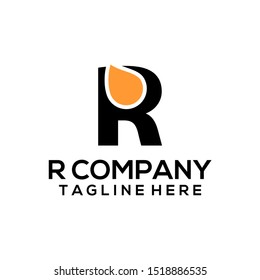 Abstract Letter R Logo Template Vector. Alphabet Logo Concept