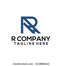 Abstract Letter R Logo Template Vector. Alphabet Logo Concept