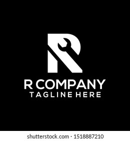 Abstract Letter R Logo Template Vector. Alphabet Logo Concept