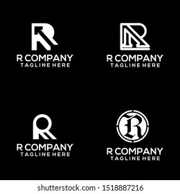 Abstract Letter R Logo Template Vector. Alphabet Logo Concept