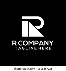 Abstract Letter R Logo Template Vector. Alphabet Logo Concept