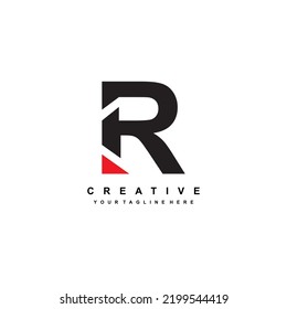 Abstract Letter R Logo. Letter R Logo Template Design. Letter R Icon. Suitable For Company Logos, Business Logos, Sports Logos, Technology, Product Marketing, Etc.