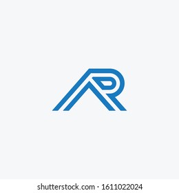 Abstract letter A R thin line logotype. Creative and Minimalist Letter A R Logo Design Icon. Modern logo idea sign Universal emblem vector icon.