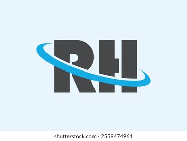 Abstract Letter RH logo Design.
RH Initial Logo design Monogram for business and company.RH letter logo design.
