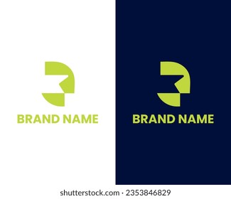 Abstract letter RM modern logo design template vector
