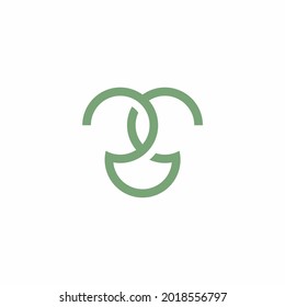 Plantilla de diseño de logotipo RR de carta abstracta