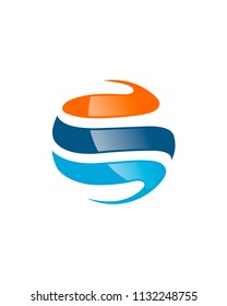 Abstract letter S