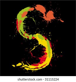 Abstract letter S
