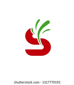 Abstract letter S icon
