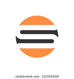 Abstract letter S logo design vector download